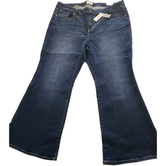 Lane Bryant Denim - New Lane Bryant Signature Flare Mid Rise Dreamfeel Stretch Denim Jeans Size 24